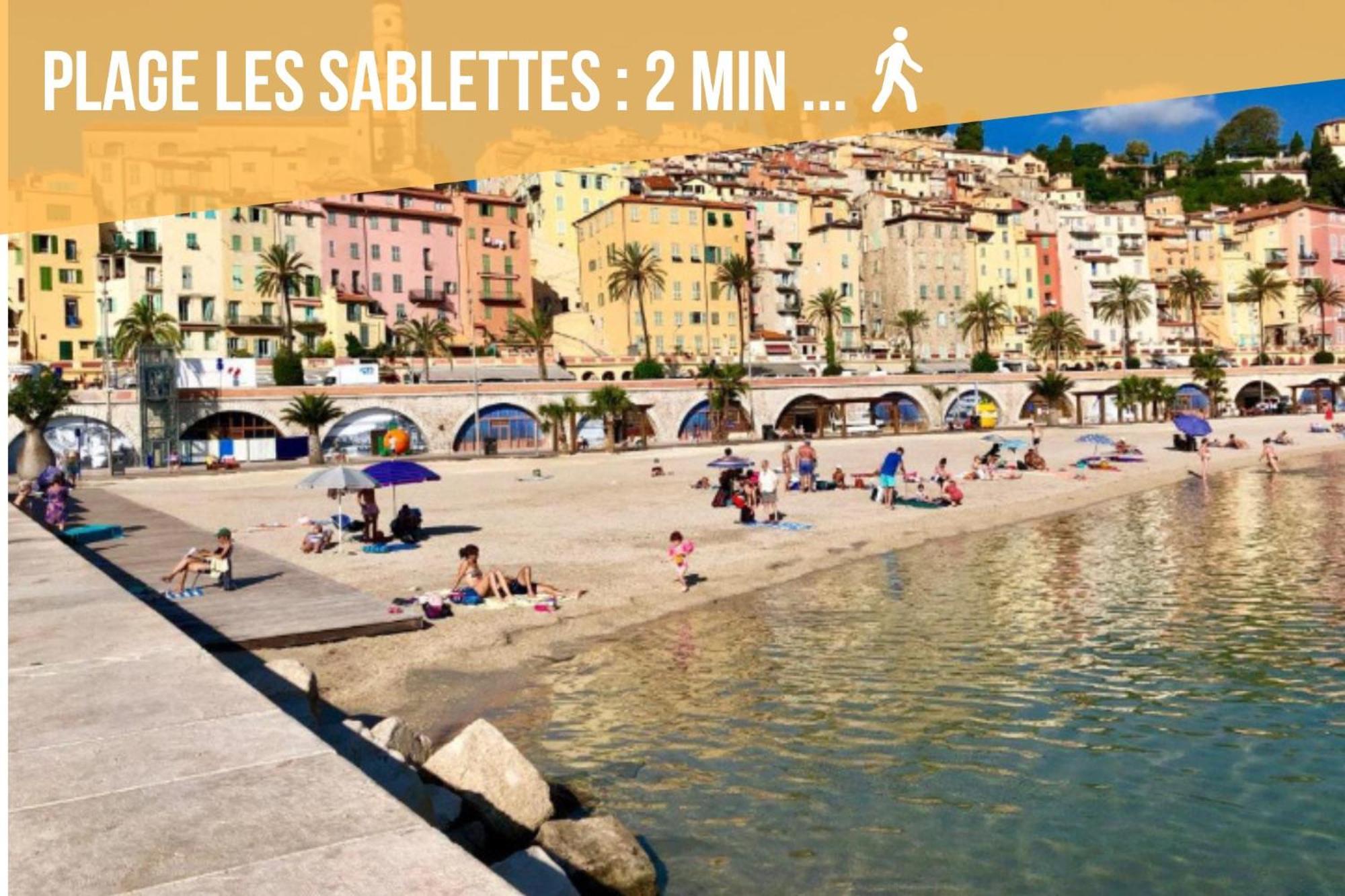 Ou Mentounasc - Duplex Vieille Ville Menton - Free Parking מראה חיצוני תמונה